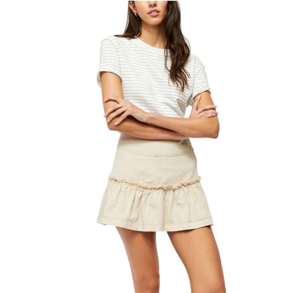 Free People Positano Tie Skirt